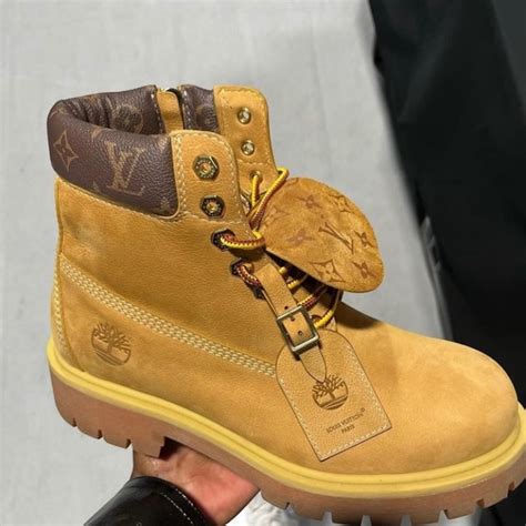 custom Louis Vuitton timberland boots